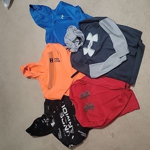 Lot of Boys Under Armour shirts size YLG